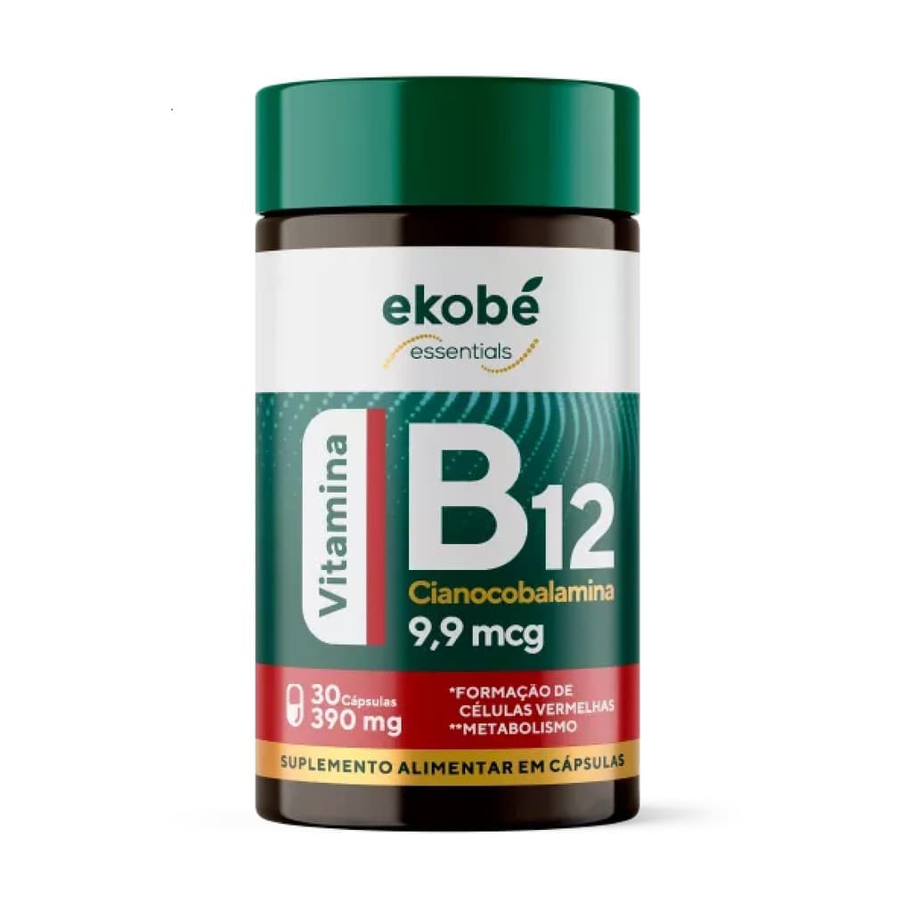 Vitamina B12 Ekobe 30 Caps 390mg 1 Unidade