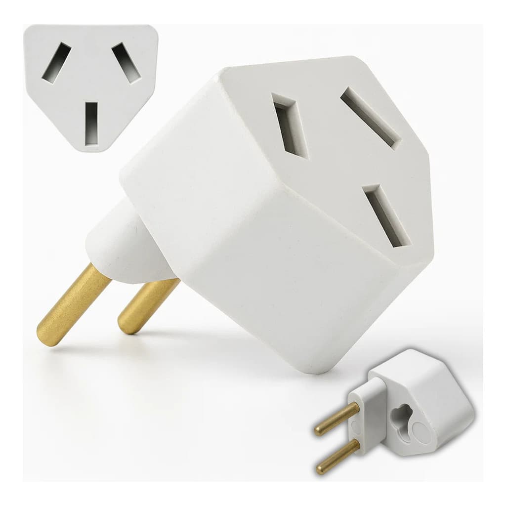 Adaptador Argentina Tomada Australiano Pino Faca Chato Y 2p Ar Condicionado Máquina de Lavar