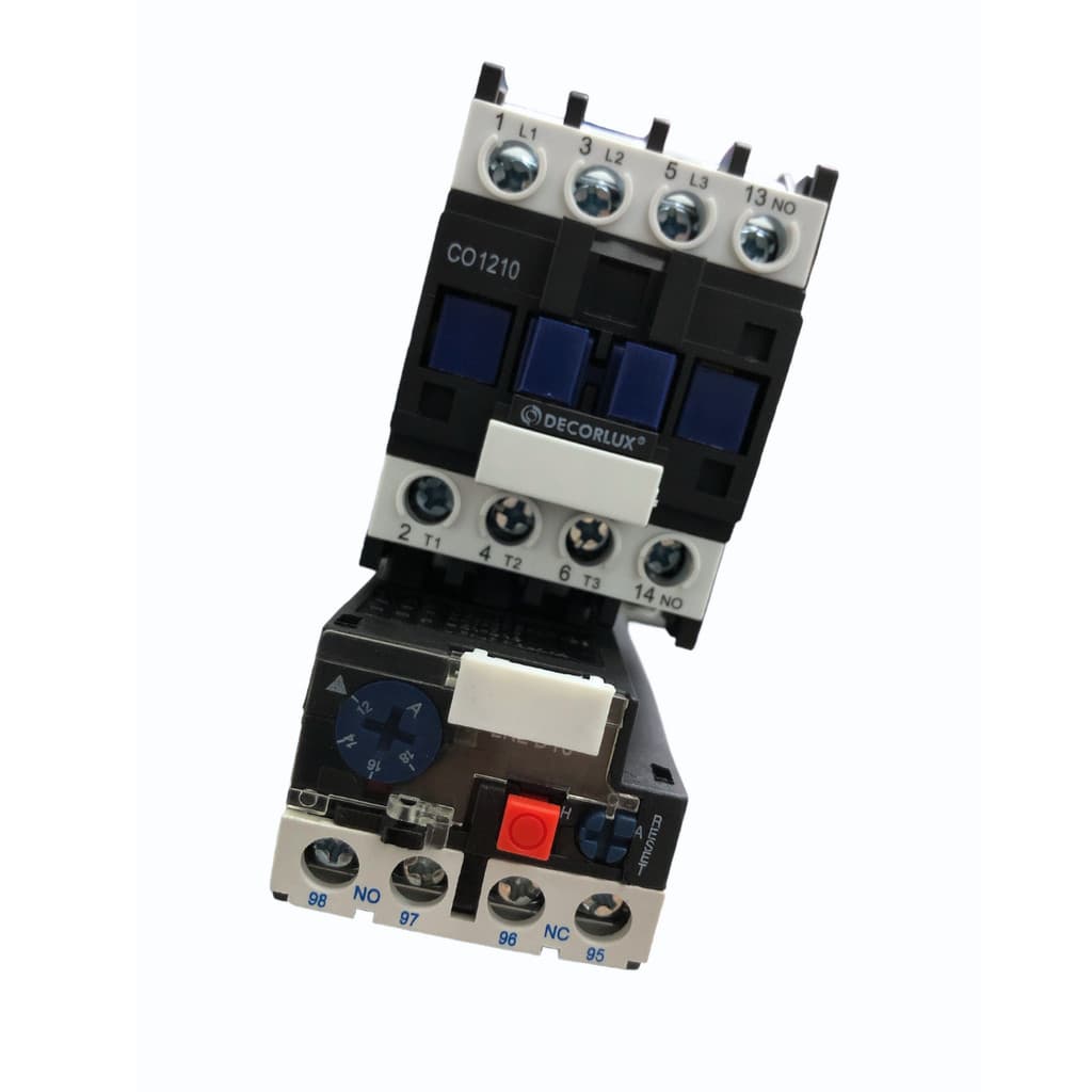 CONJUNTO CONTATOR 12A/220VAC + RELÉ TÉRMICO 12~18A