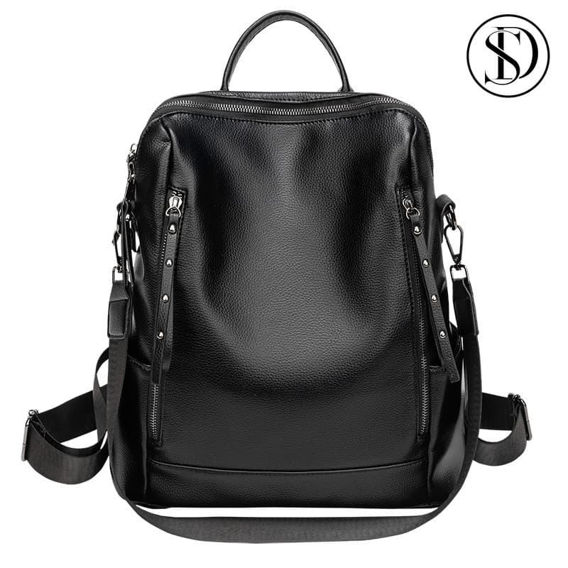 SHINYDIARY Mochila Feminina Em Couro PU Alta Qualidade Média Espaçosa Com Alça De Ombro