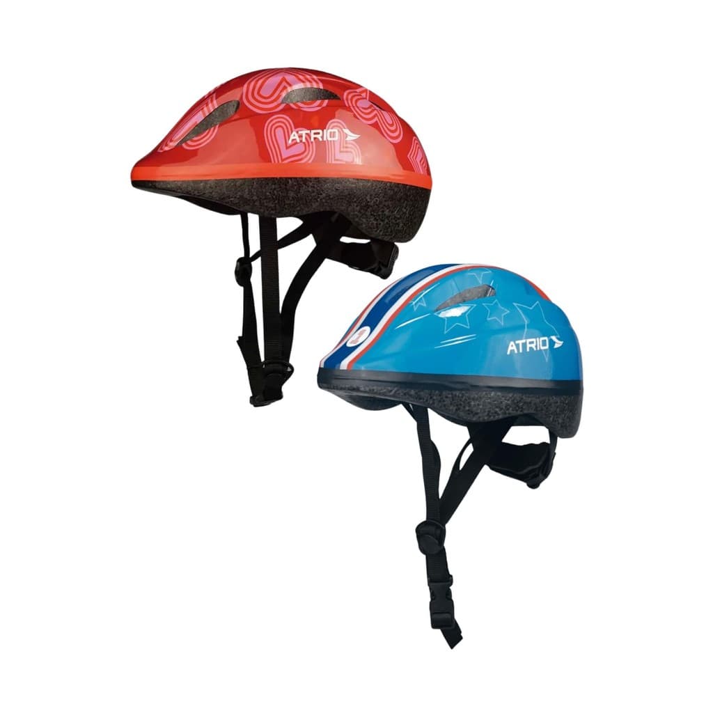 Capacete 1 Unidade Ciclismo Infantil Azul e Vermelho P/PP - Atrio