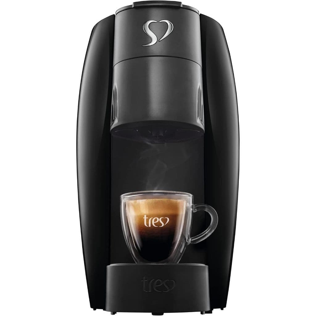 Cafeteira Três Corações Espresso Lov Preto Brilhante
