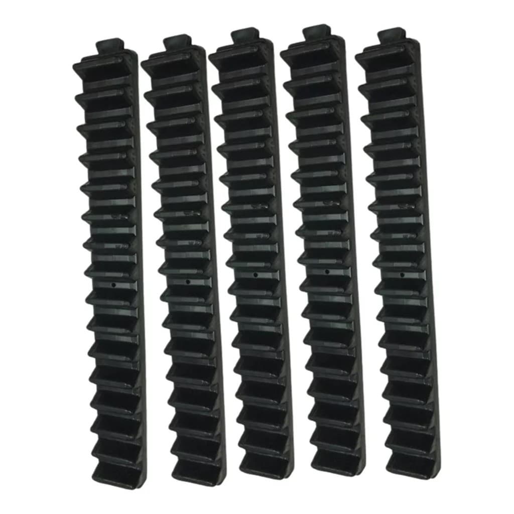 5 GOMOS CREMALHEIRAS NYLON 30CM INDUSTRIAL PARA  MOTOR DZ INDUSTRIAL