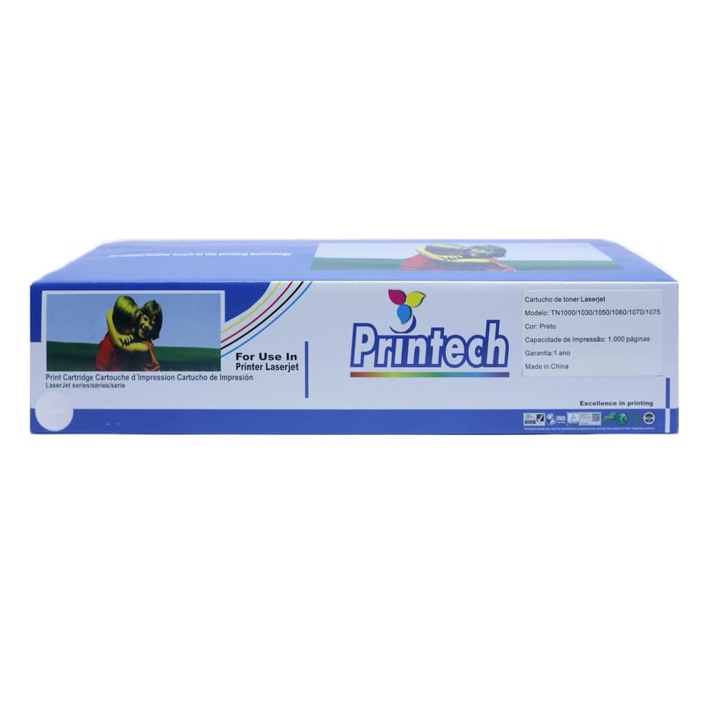 Cartucho de Toner Compatível Brother TN1000/TN1060 – 1k