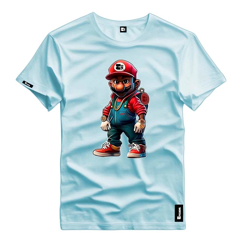 Camisa Camiseta Algodão Premium Exclusiva 30.1 Mario Magnata Verao Tendência Moda 2024 Lançamento Envio Imediato