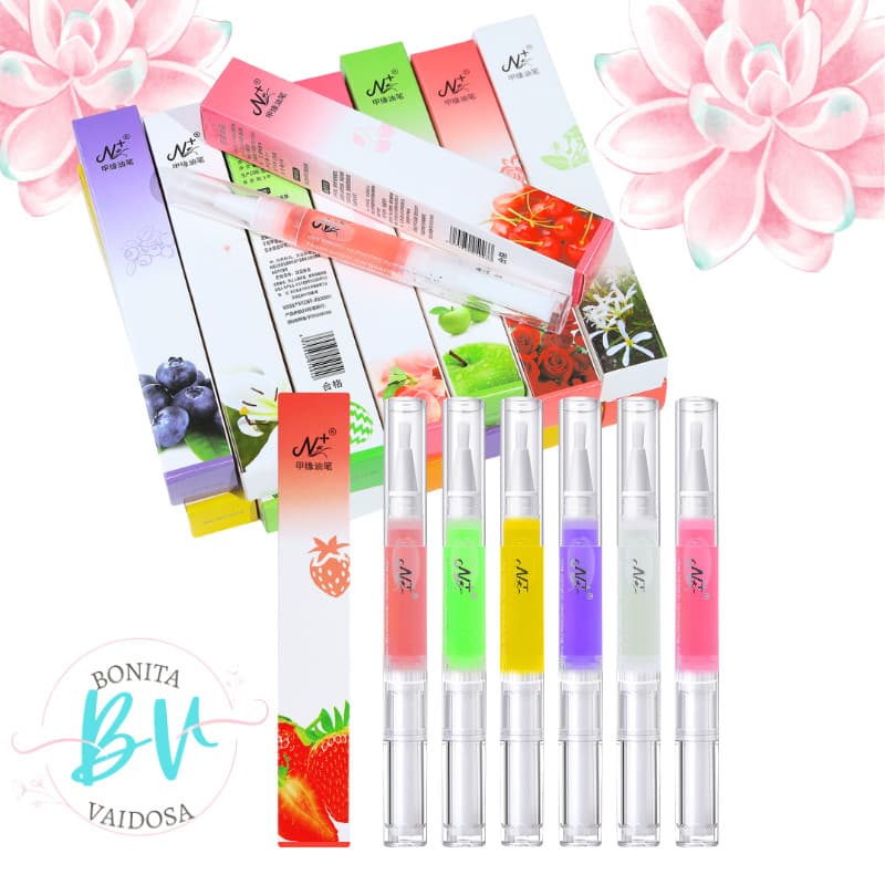 Kit  Caneta Oleo Hidratante P/unha Cutícula Com Vitaminas e Óleos Essenciais