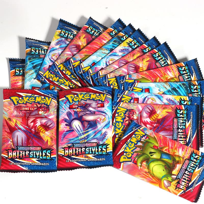 54Pçs Charizard Cartas Brinquedos Jogo De Negociação Booster Caixa Espada Escudo Batalha Cartão
