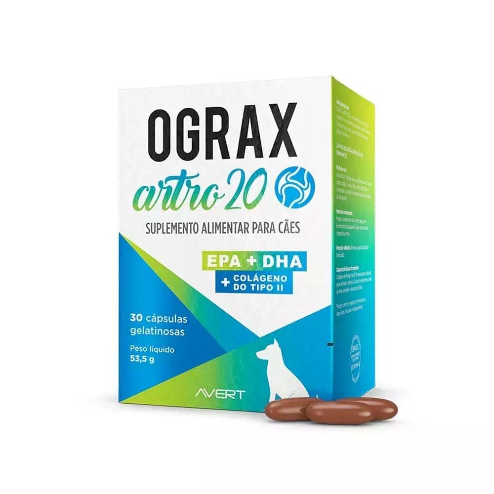 OGRAX ARTRO 20 COM 30 CAPSULAS