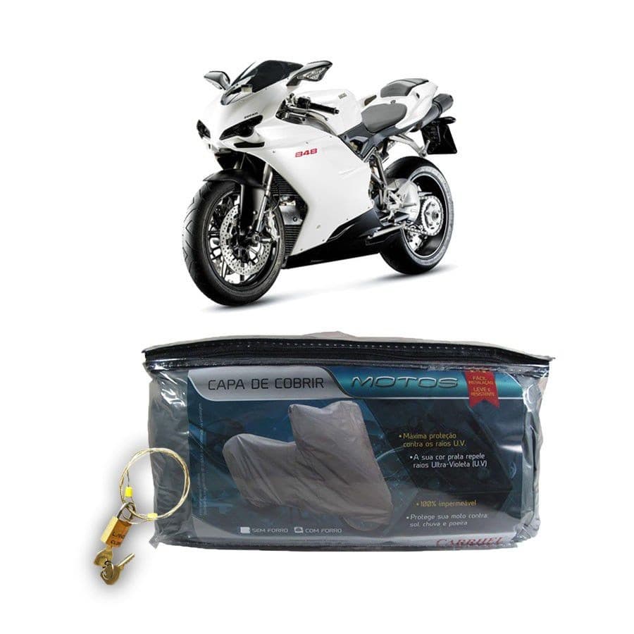 Capa com cadeado para cobrir DUCATI 848 EVO G(206)