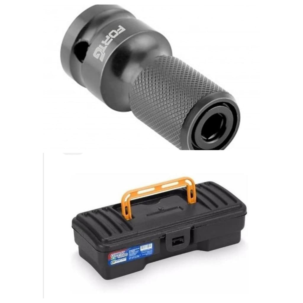 ADAPTADOR DE CHAVE DE IMPACTO P/ BTS 1/2 '  KIT CAIXA  VAZIA