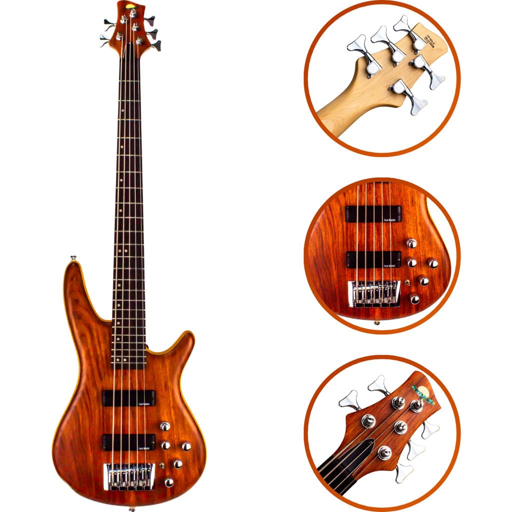 Baixo Condor Elétrico Celso Pixinga Deluxe 5C CP5DLXSM