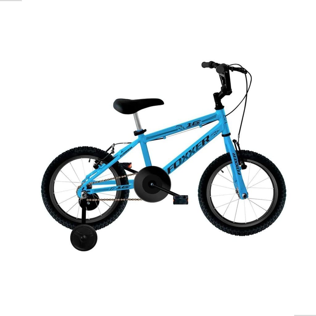 Bicicleta aro 16 foxxer cross alumínio azul