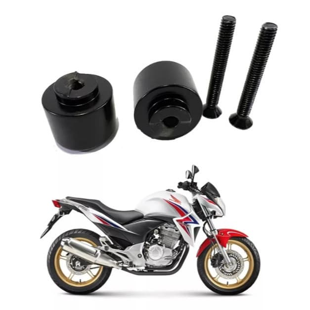 Peso de Guidão CB300 / CBX 250 Twister / CBX 200 Strada / CG Titan Fan Cargo / Mod. Original / Par