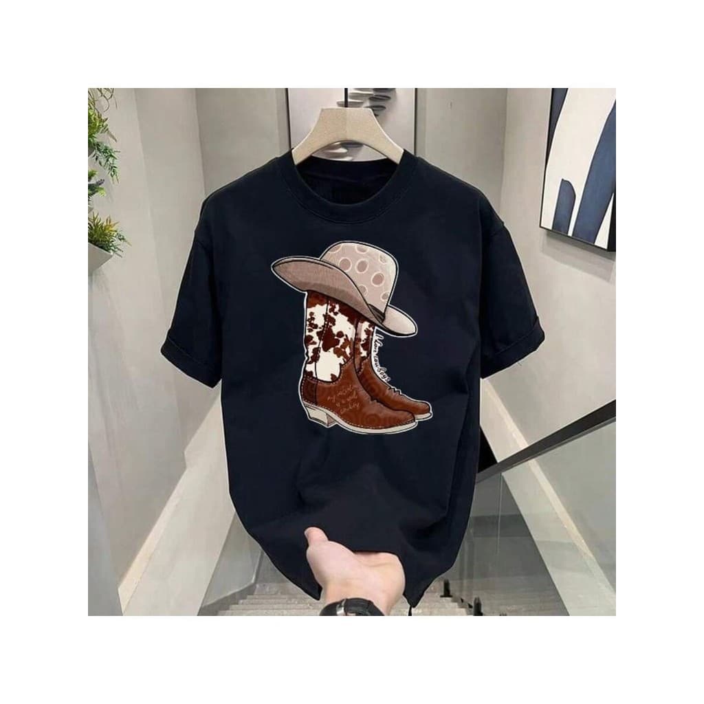 Camiste Bota Chapeu feminina premium  Animal  Desenho Animado    Nenhum    Casa  Praia