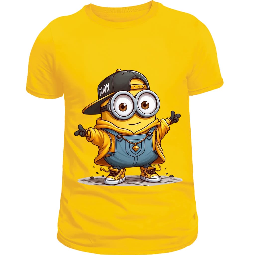 CAMISETA CAMISA MINIONS INFANTIL E ADULTO BLUSA UNISSEX 100% ALGODÃO ENVIO RAPIDO