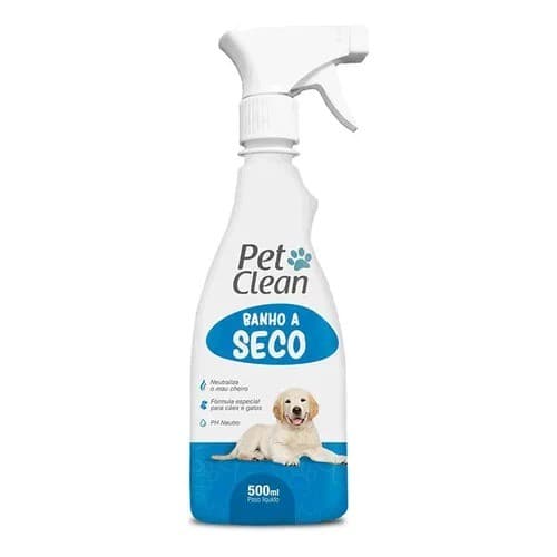 Banho a Seco Pet Clean 500ml para Cães e Gatos