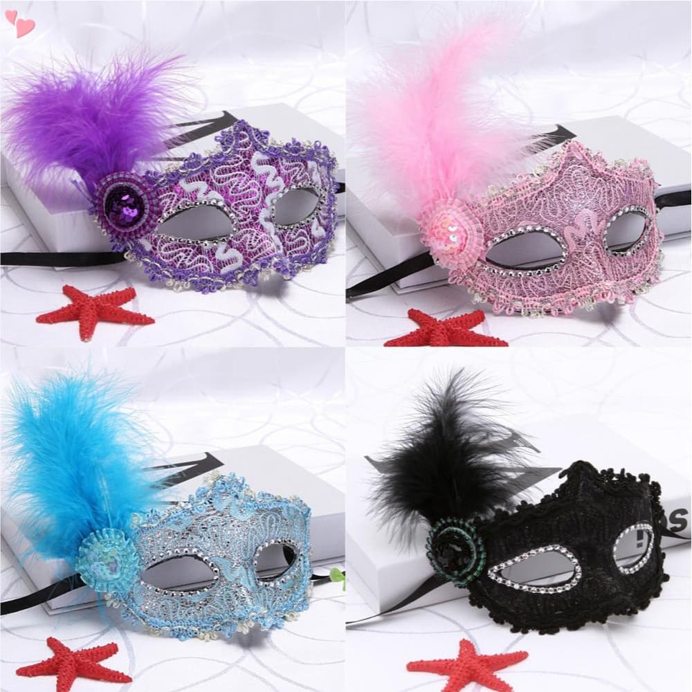 Máscara De Festa Veneziana De Halloween Cosplay Eye Masque