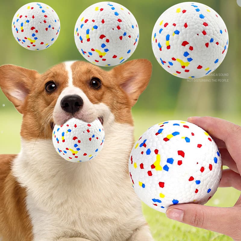 Brinquedo De Bola Resistentes À Mordida Para Cachorro Pequenos Grandes De Alta Elasticidade-TPU