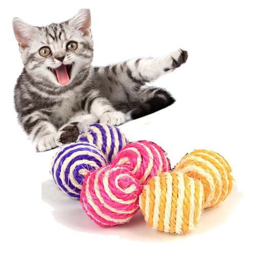 Brinquedo Para Gato Gatos Interativo Peixe Bolinha Ratinho Sisal Brinquedos Gatos Filhotes Promoção