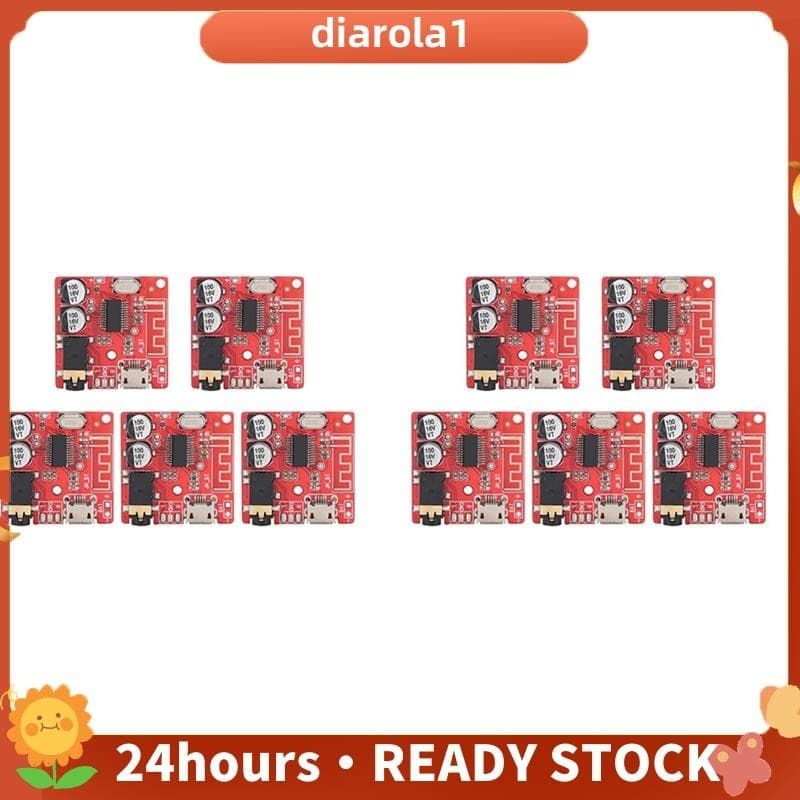 10PCS DIY Placa Receptora Bluetooth 5.0 Decodificadora Sem Perdas Módulo De Música Estéreo Fio , Amplificador De Alto-Falantes