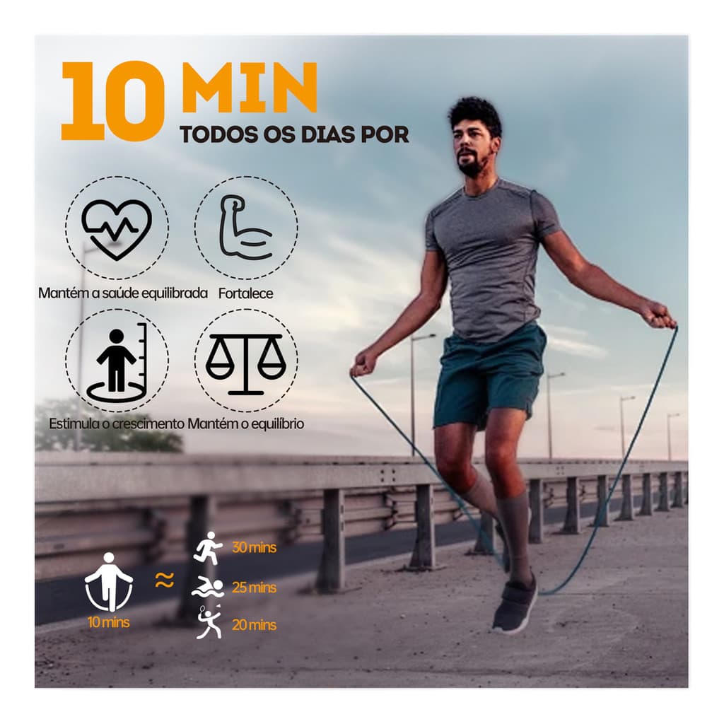 Corda Pular Profissional Speed Rope Rolamento Cabo Aço C/ Peso Extra Academia Crossfit Treino Estoque BR Envio Imediato