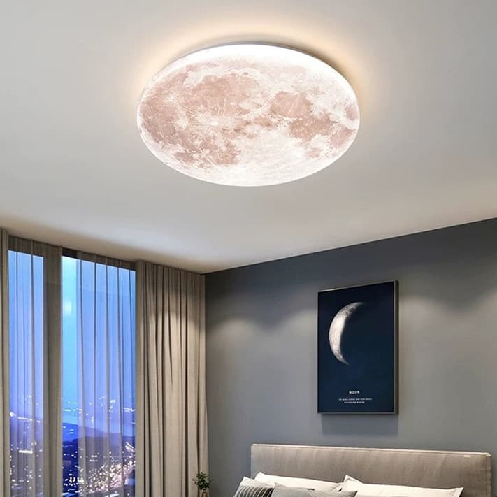 Nordic Luminária Lua Luminária De Teto Moderna Para Quartos / Sala De Estar / Cozinha/Corredor/Varanda/Escadas