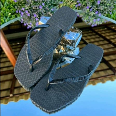 Chinelo Feminino Bico Quadrado Moda Verão Sandália Praia Moderno