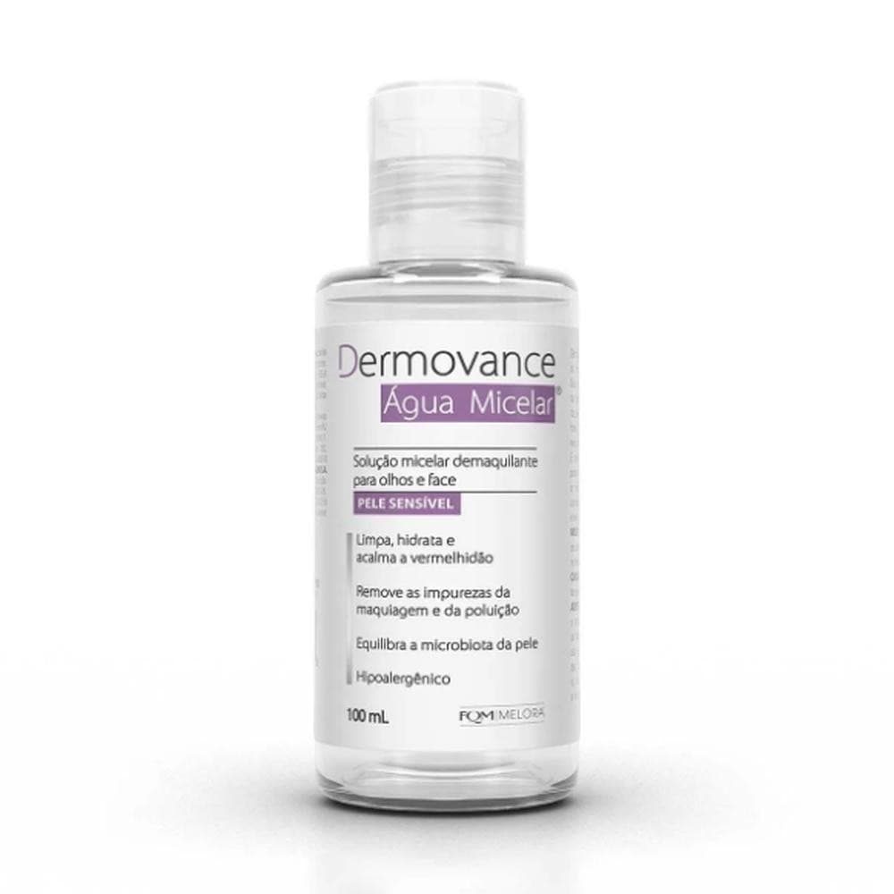 Água Micelar Dermovance Demaquilante 100ml