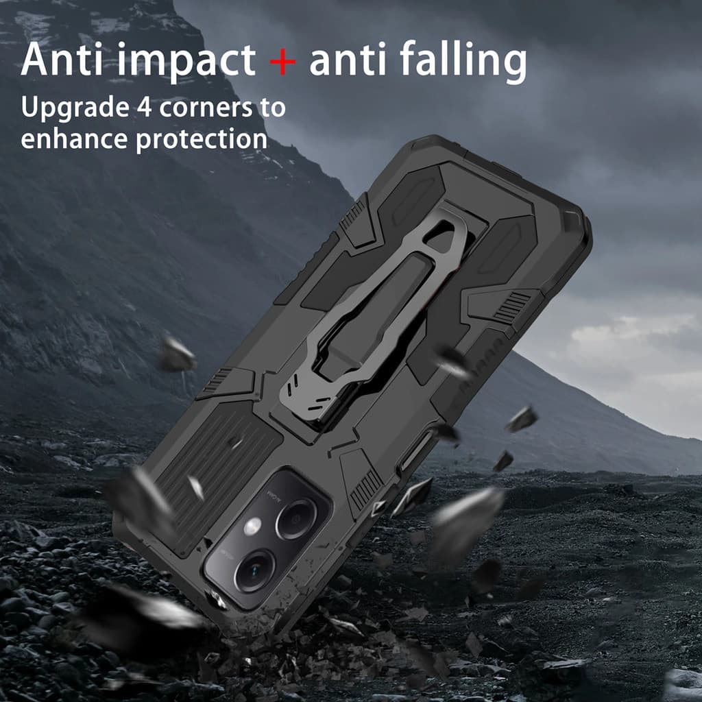 Para Xiaomi Redmi 13 A3 13C 12 12C 10C Poco X3 X4 PRO X5 M3PRO M4 Caso Suporte De Plástico Rígido Capa