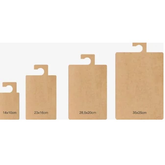 Kit de Gabaritos de Roupas em Mdf cru possui 4 pçs em cada kit