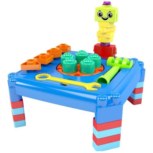 Brinquedo Bancada Do Mecânico Blocolândia 36 Peças Educativo