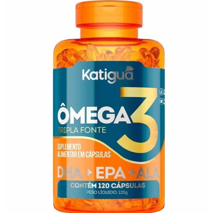 Ômega 3 Katiguá 120 Cápsulas Tripla Fonte 1000mg