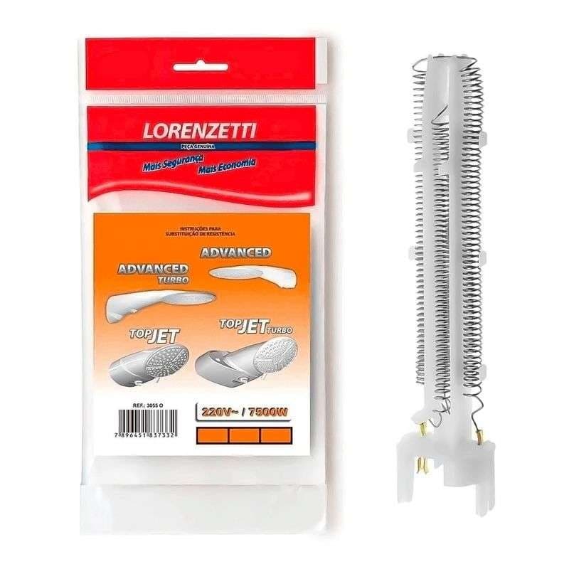 Resistência Original Lorenzetti 220V 7500W Advanced Top Jet 3055-O