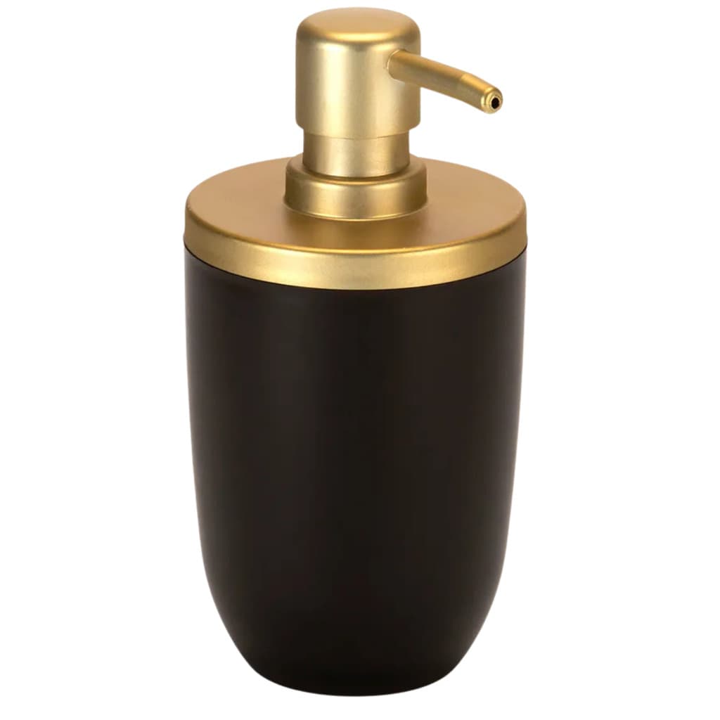 Dispenser Sabonete Preto e Dourado Arthi 500ml