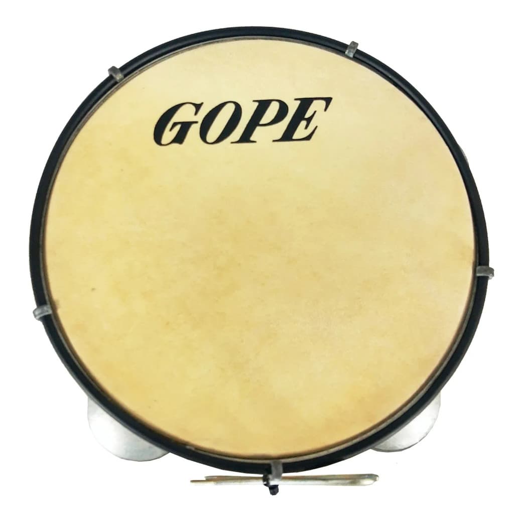 Pandeiro Iniciante Gope 5 Afin 8 Pol Pele Animal 628 PEA