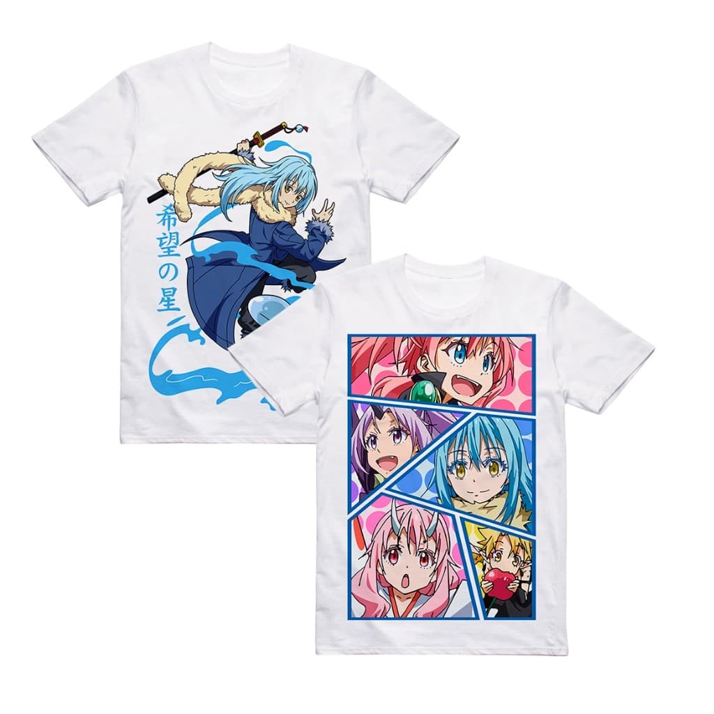 Camiseta That Time I Got Reincarnated as a Slime Rimuru Camisa Unissex - ESTAMPA EM ALTA DEFINIÇÃO 25 25 26
