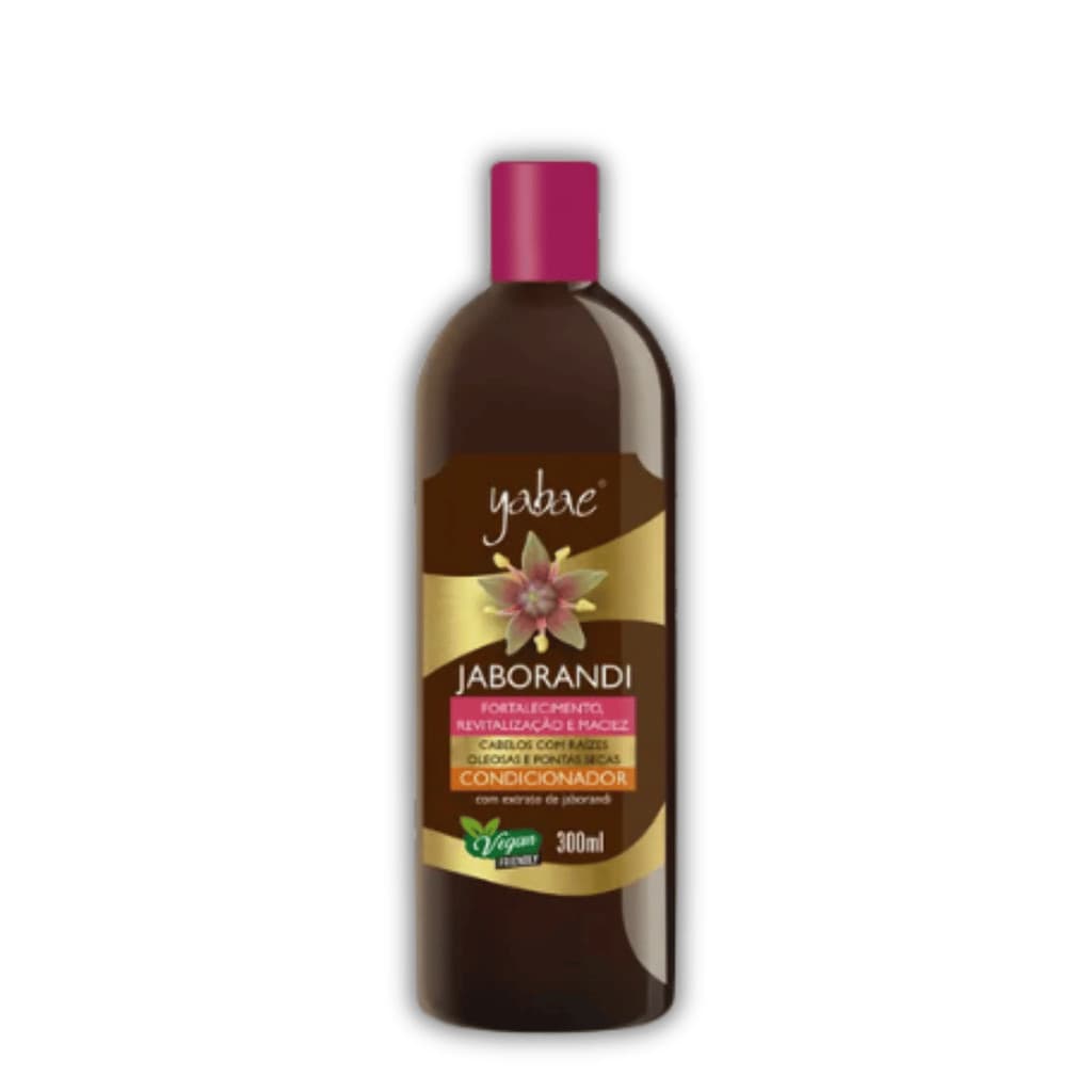 Condicionador Vegano Jaborandi Força, Brilho e Combate à Queda Capilar 500ml - Yabae