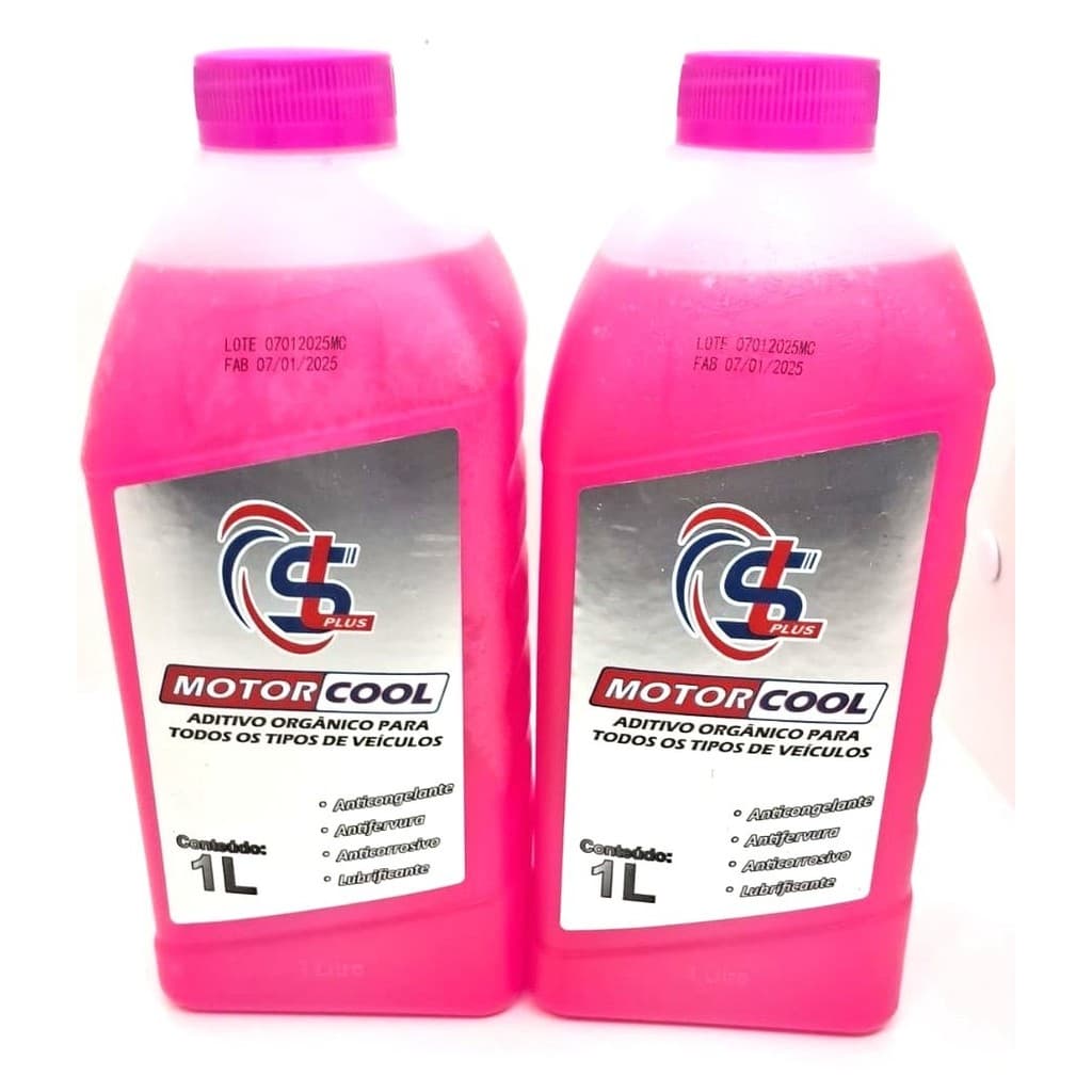 Aditivo para Radiador  Concentrado Orgânico   Rosa 02 litros