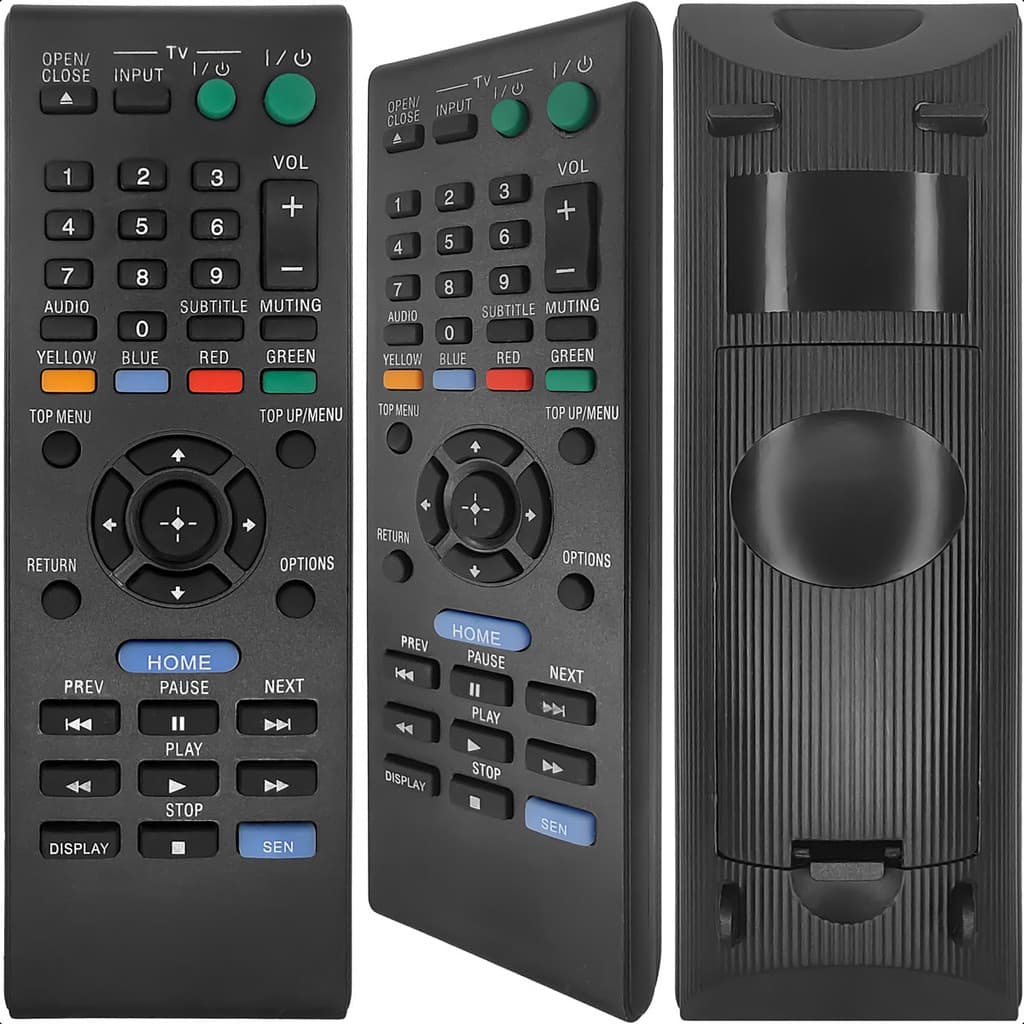 Controle Remoto Compatível com Blu-ray Sony BDP-S3100 com Pilhas