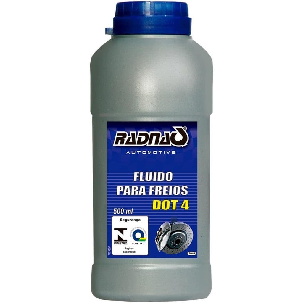 Óleo de Freio DOT4 Radnaq 500ml – Fluido Automotivo para Freios e Embreagem