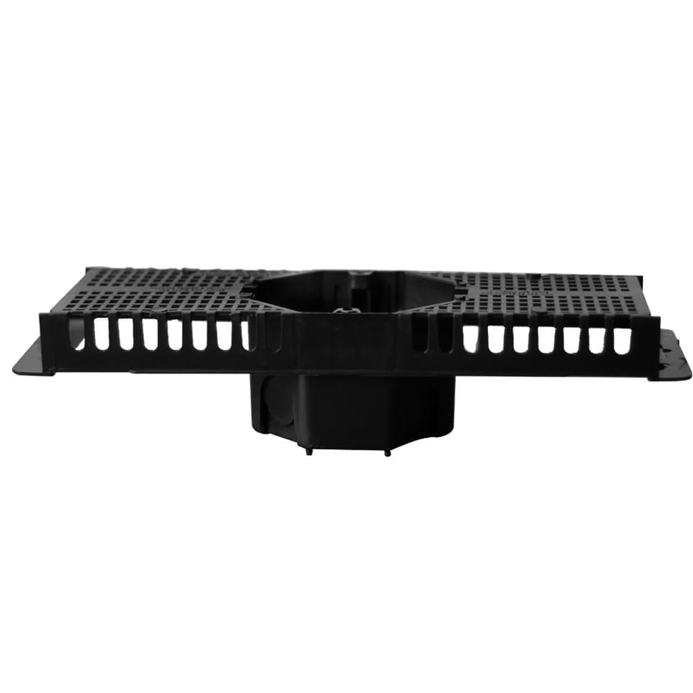 Caixinha De Luz Teto Suporte Para Laje 30cm Preto - 004800004