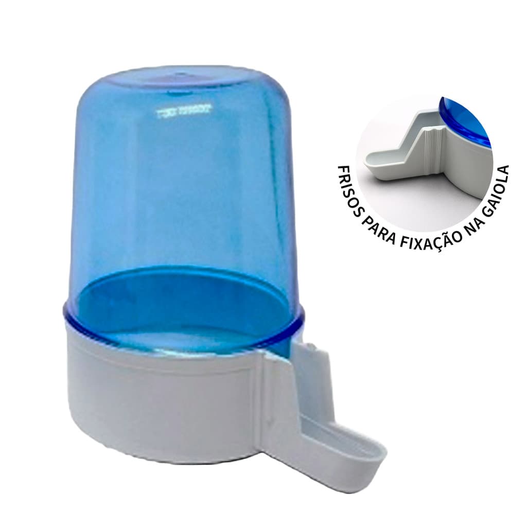 Kit Bebedouro Plastico Italiano 300ml Malha Fina - Pasaros e Aves em geral