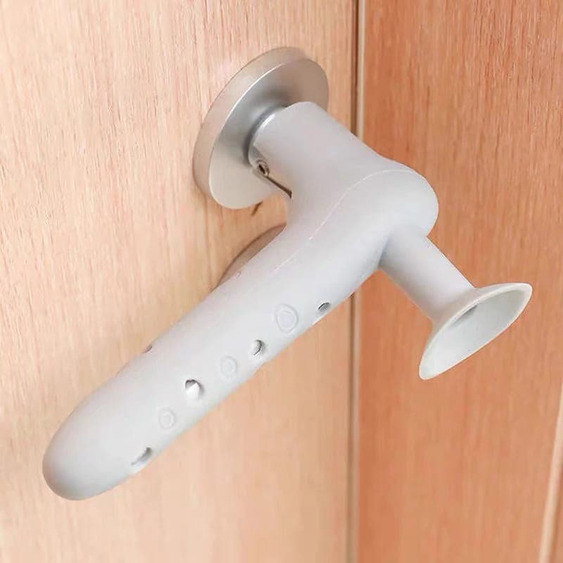 Capa protetora de maçaneta de porta anticolisão de silicone, capa protetora de maçaneta de porta antifurto, maçaneta de quarto, maçaneta de porta suíte