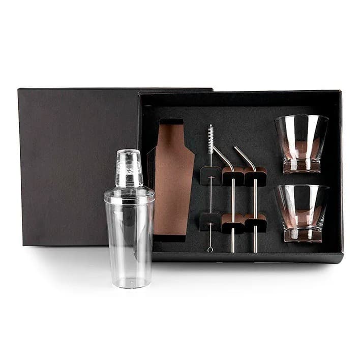 Kit Para Drinks Com Coqueteleira  6 Pçs KT-90172