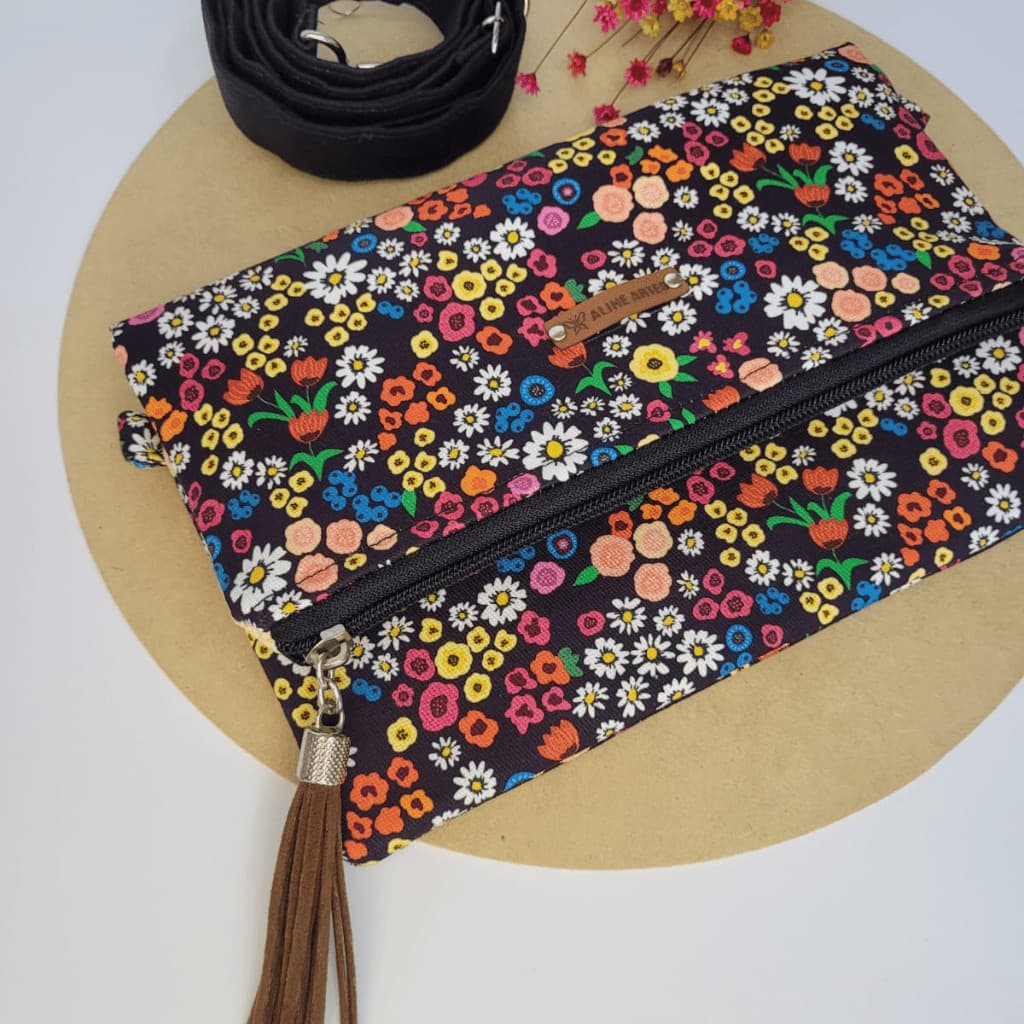 Clutch/Bolsa transversal/carteira feminina/carteira organizadora/bolsa prática para documentos