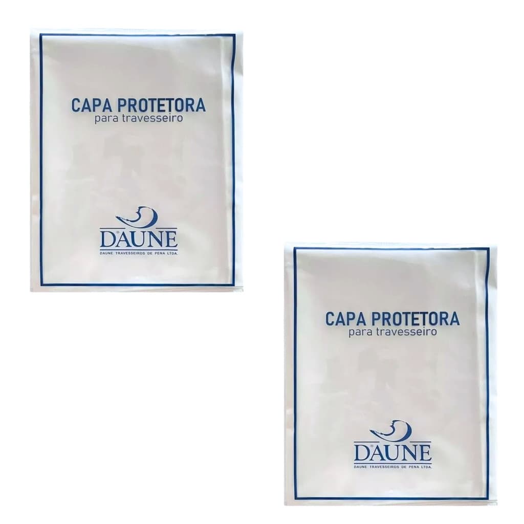 Kit 2 Capas Impermeáveis Para Travesseiro