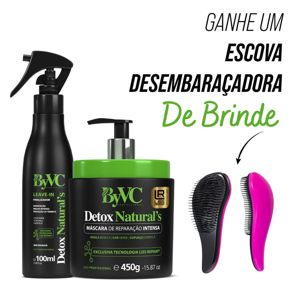 Kit Protetor Térmico Cabelo + Máscara Hidratante + Brinde