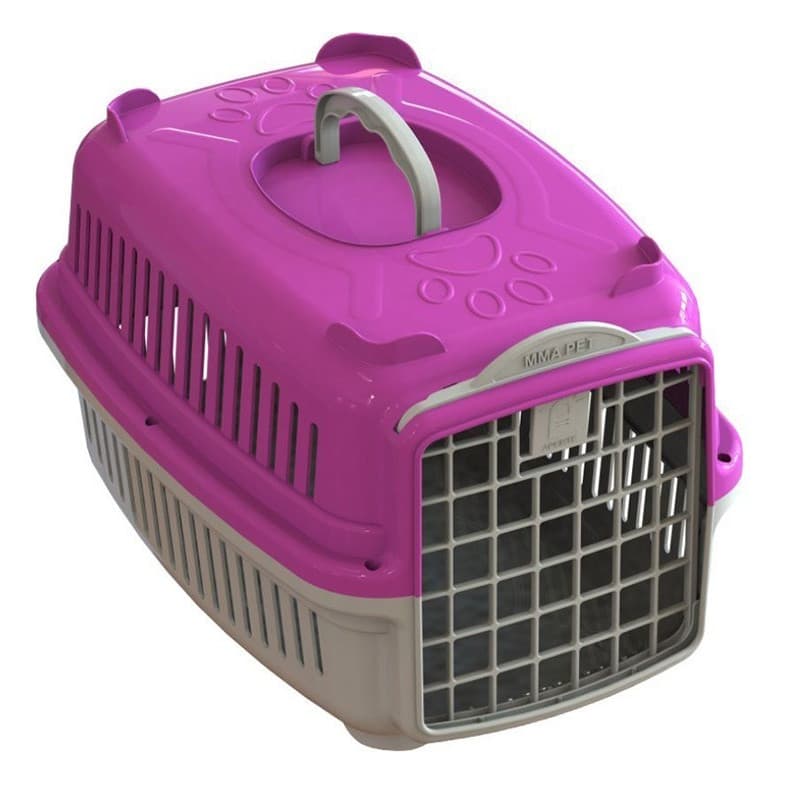 Caixa Transporte para Cachorro Gato Cães Pet N°04 Rosa Super Resistente - Pet shop