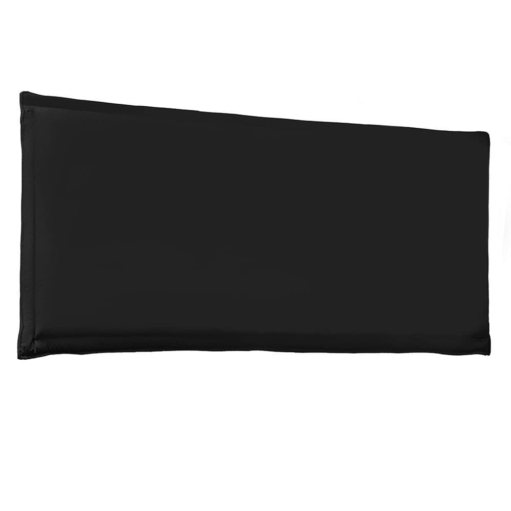 Cabeceira Painel Solteiro 90 cm Veneza Corano Preto - Pallazio