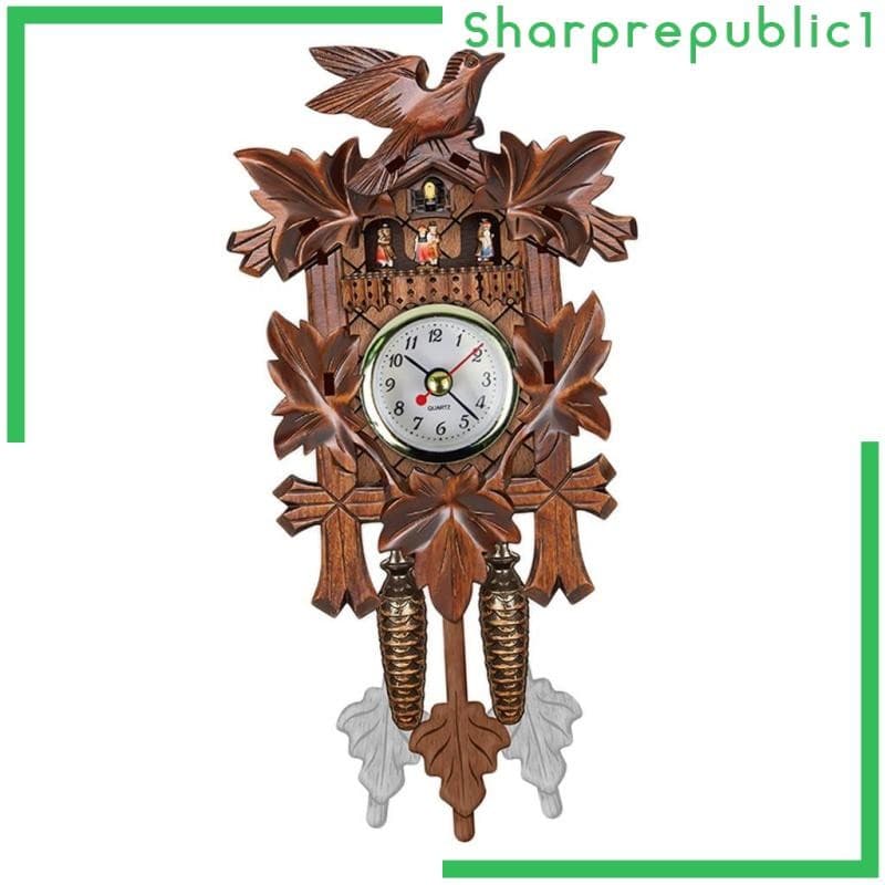 [Sharprepublic1] Moderno Pássaro Cuco Relógio De Parede Casa Sala Estar Horologe Relógios Temporizador Escritório Decora